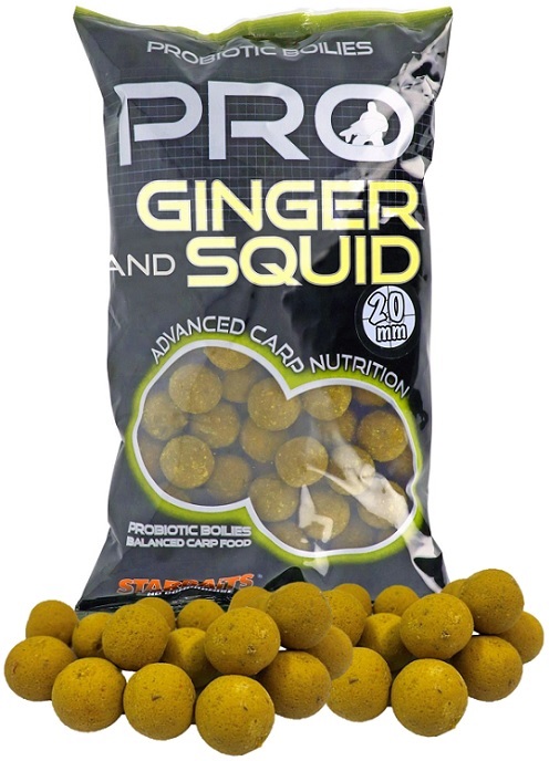 Boilies Starbaits Ginger Squid 20mm 1kg