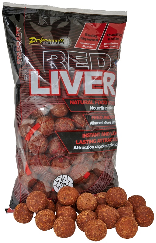 Boilies Starbaits Red Liver 1kg 24mm
