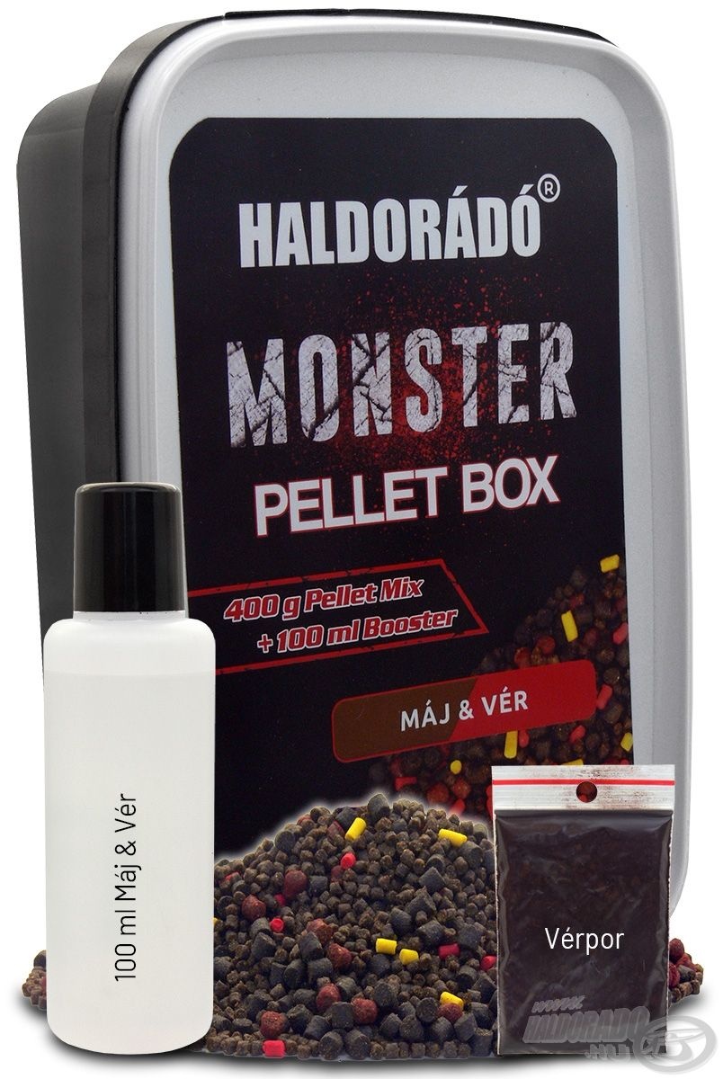 Haldorádó Monster Pelet Box Pečeň-Krv
