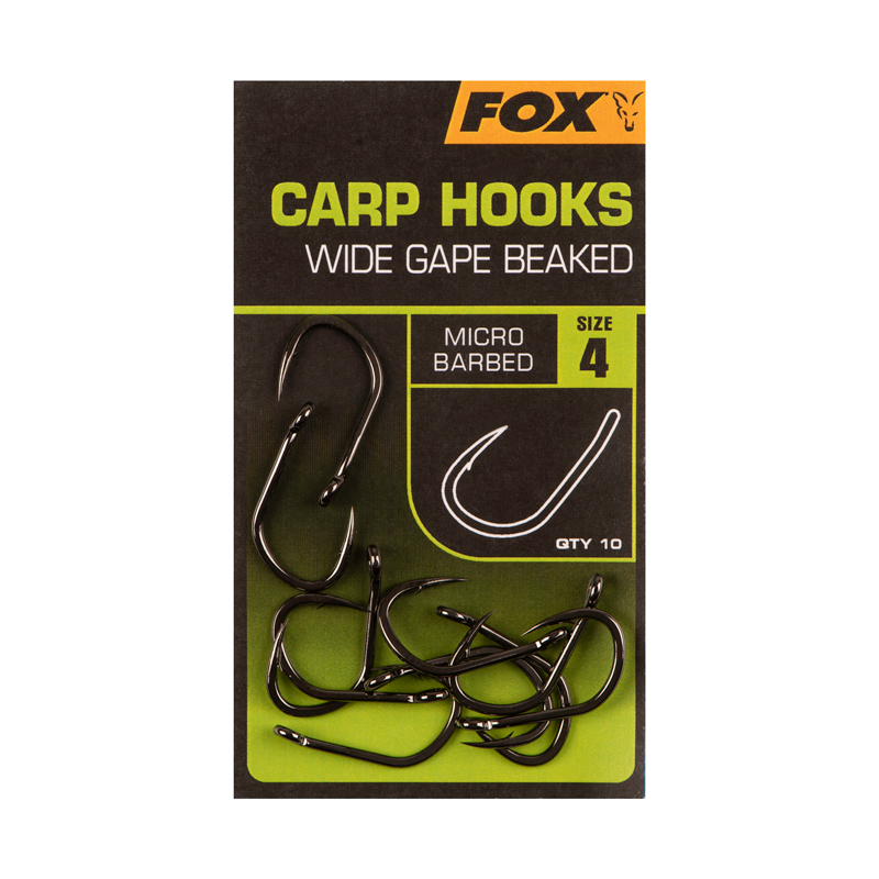 Háčik Fox Carp Hooks Wide Gape Beaked 10ks