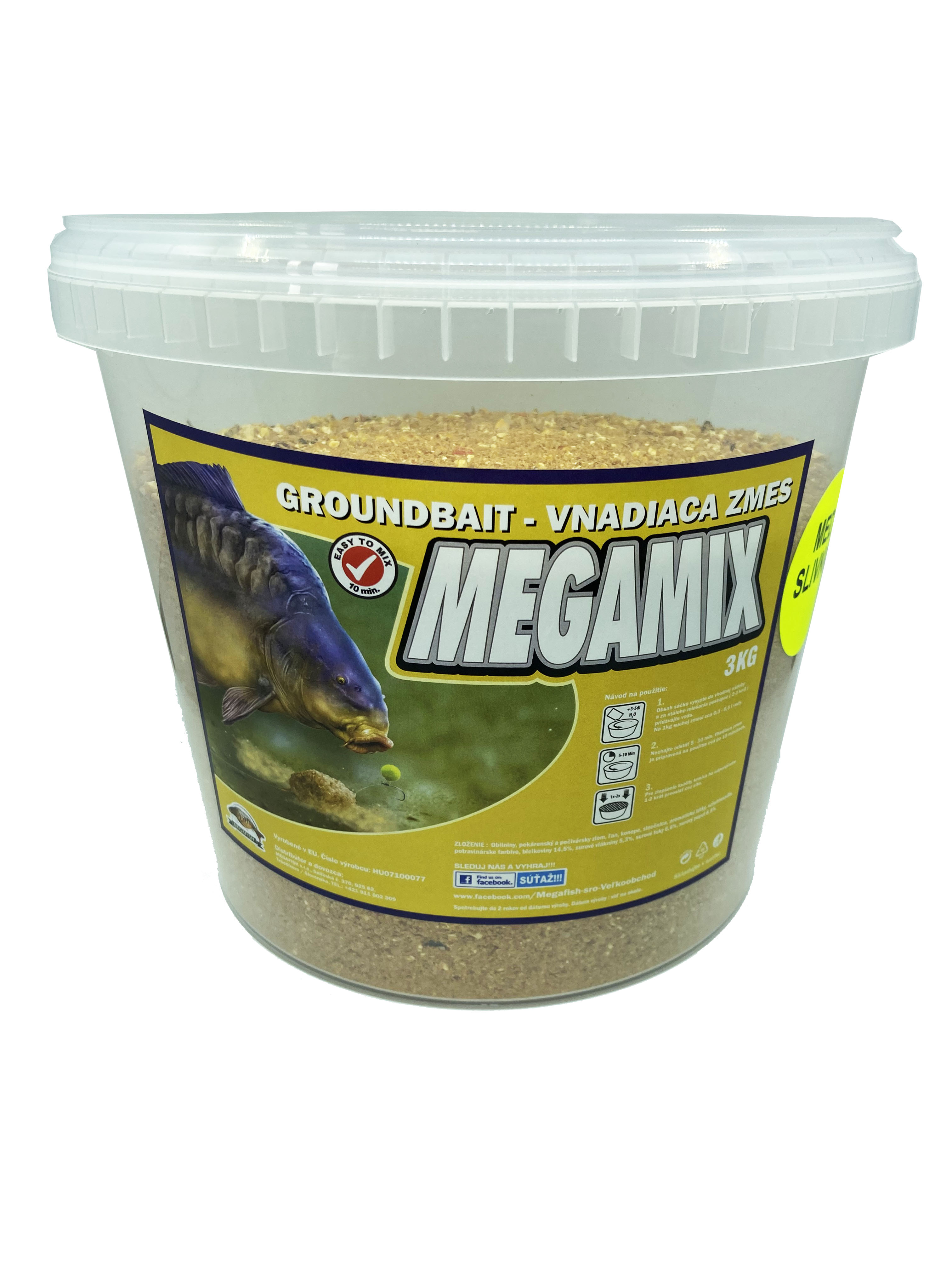 Megafish Megamix Med Slivka 3kg