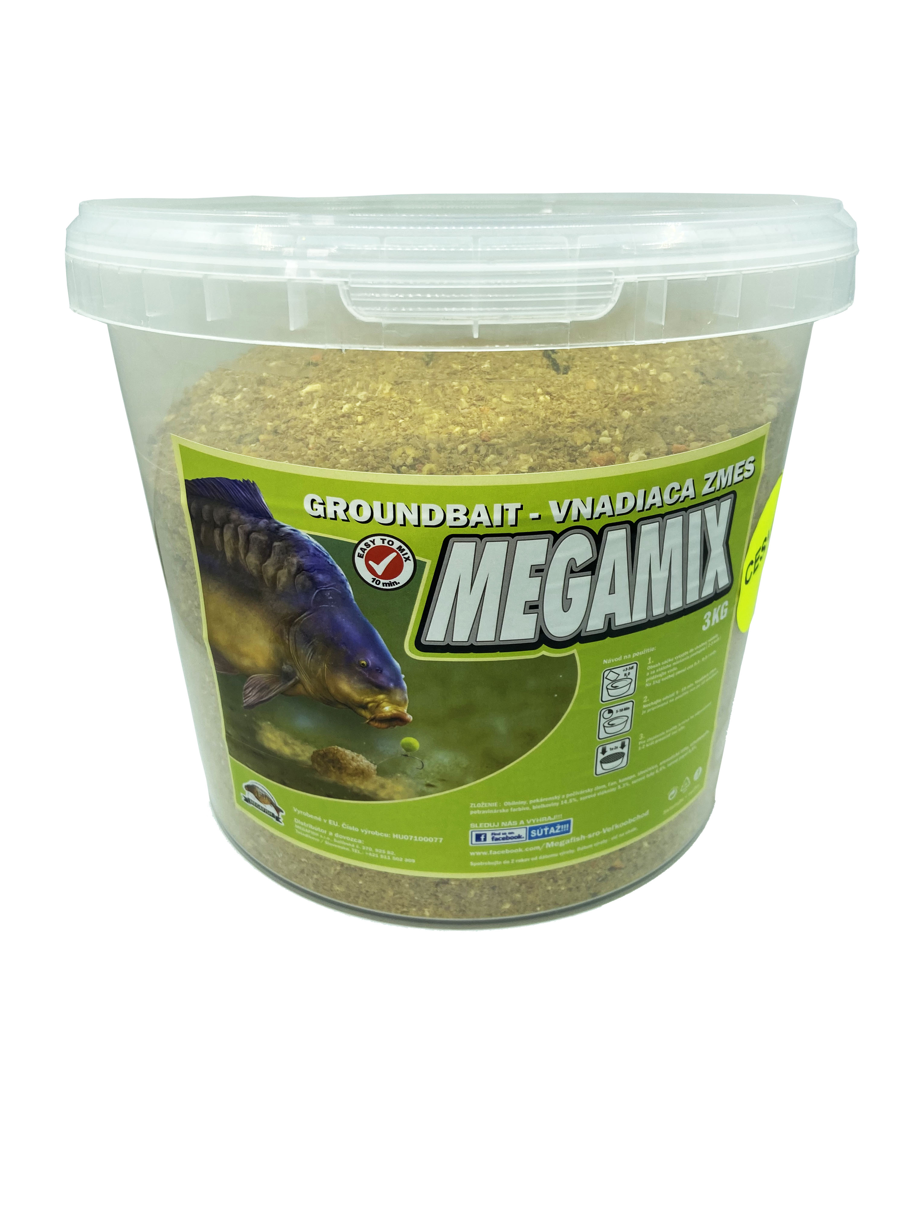 Megafish Megamix Ryba Cesnak 3kg